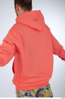 Nigel dressed salmon hoodie sweatshirt sports upper body 0004.jpg